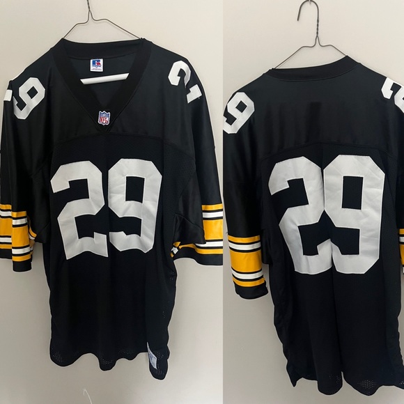 Vintage 90’s Pittsburgh Steelers Barry Foster sewn Jersey XL 48 Russell … - Picture 1 of 7